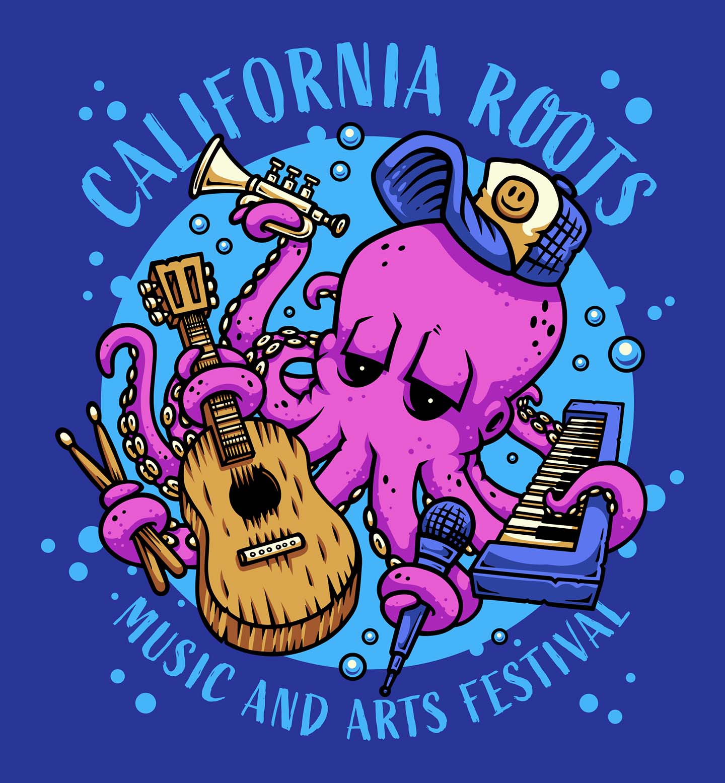 Chump Magic x California Roots T-shirt Design